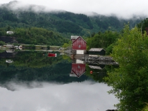 photoworld24-Norwegen-Haus am See